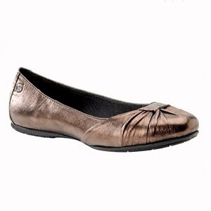 Born Lilly Bronze Leather Flats